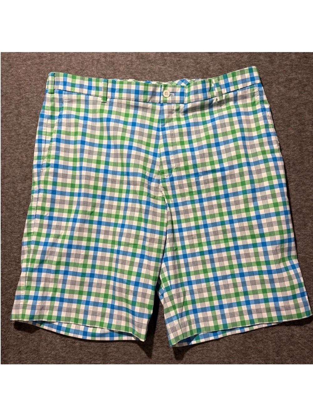 Men's Nike Dri Fit Golf Plaid Shorts 38